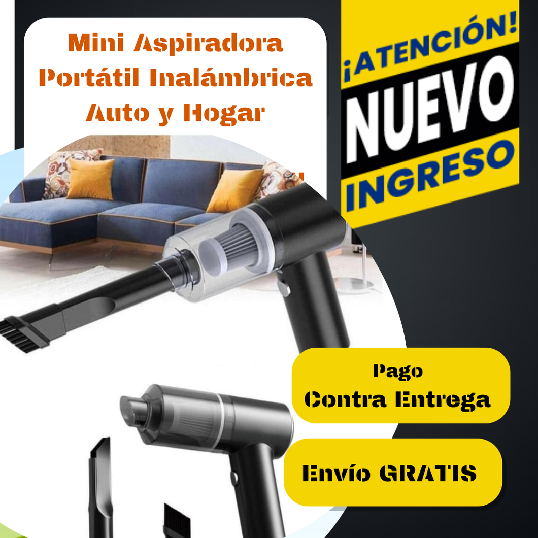 PowerVac™ - Aspiradora Portátil 2 en 1 | Envio GRATIS